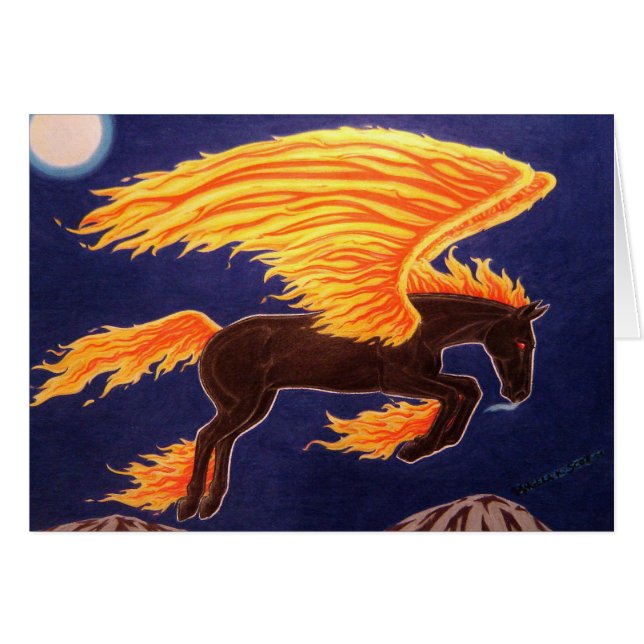 Le feu de forêt (Devant horizontal)