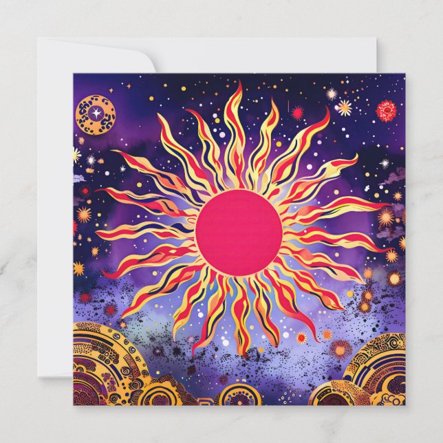 "Le feu de la danse du Cosmos" Le Soleil (Devant)