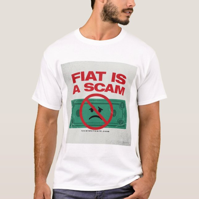 LE FIAT EST UNE ARNAQUE - T-Shirt pour hommes Bitc (Devant)
