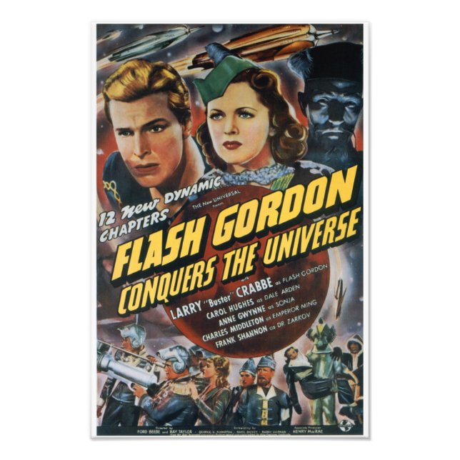 LE FILM VINTAGE FLASH GORDON POSTER (Devant)