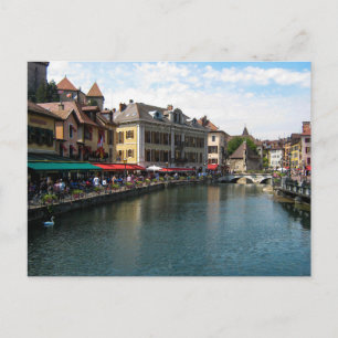 Le fleuve Thiou, Annecy, France - Carte postale