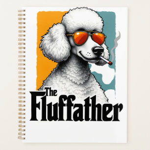 Le Fluffather Caniche Vintage Drôle de Chien Mafia