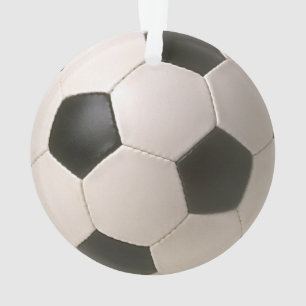 le football blanc noir de 3D Soccerball