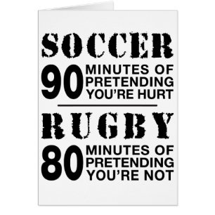 Le football contre le rugby