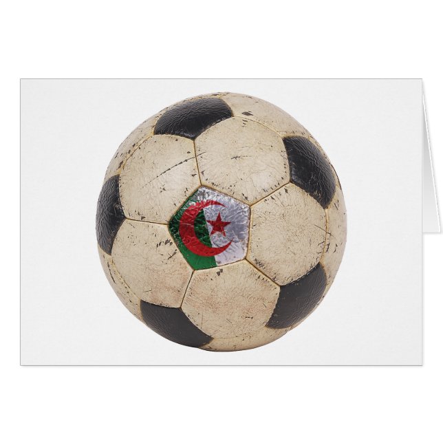 Le football de l'Algérie (Devant horizontal)