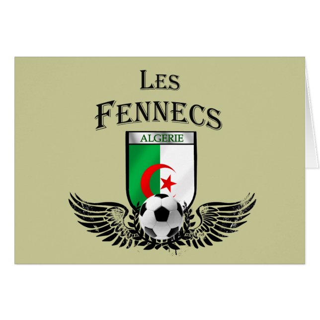 Le football de l'Algérie (Devant horizontal)