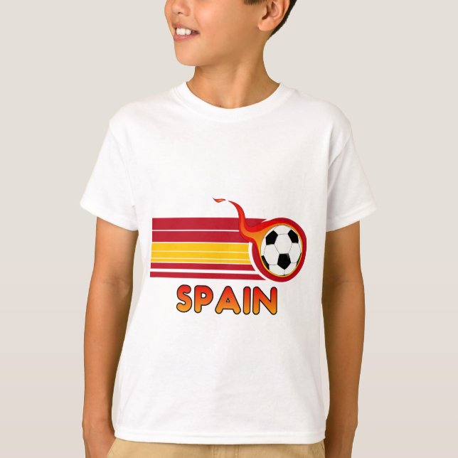 Le football de l'Espagne badine le T-shirt (Devant)