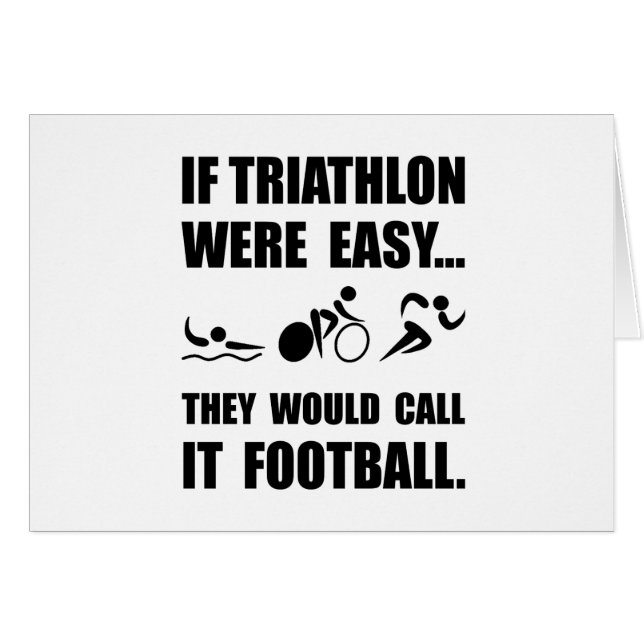 Le football de triathlon (Devant Horizontal)