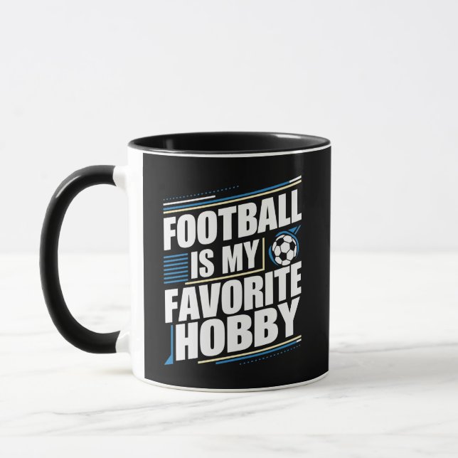 Le football est mon passe-temps favori, les tasses (Gauche)