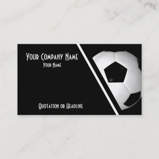 Le football/football de cartes de visite