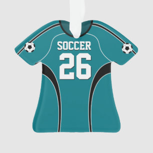 Le football Jersey turquoise léger