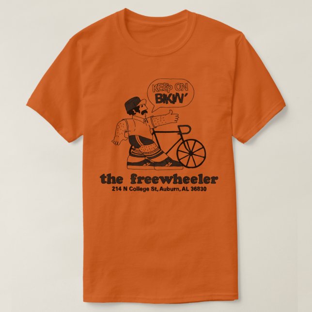 Le Freewheeler Keep On Bikin TShirt (Design devant)