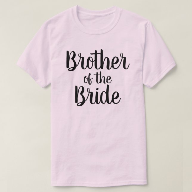 Le frère de la mariée T-shirt (Design devant)
