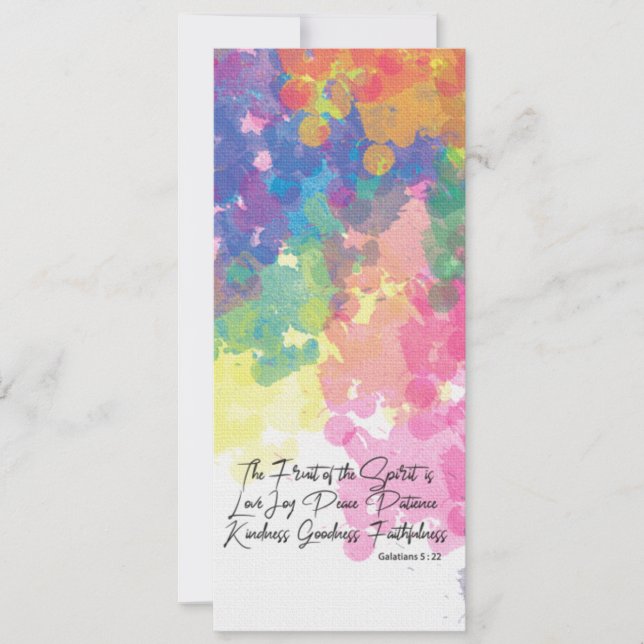 Le Fruit de l'Esprit - Galates 5 (Devant)