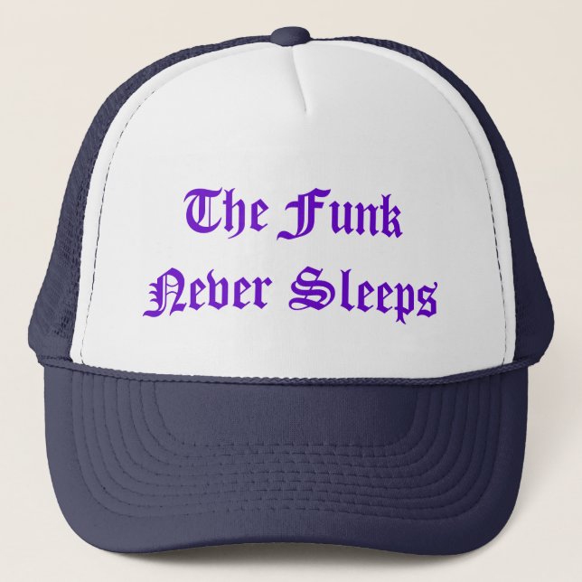 Le funk ne dort jamais casquette (Devant)