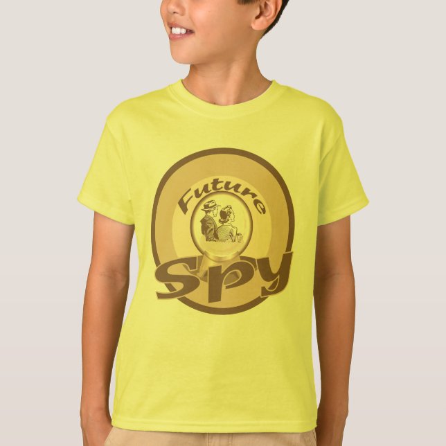 Le futur espion badine le T-shirt de profession (Devant)