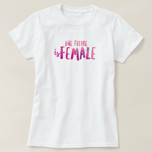 Le Futur est Féminin T-Shirt Basique pour Femme (Design devant)
