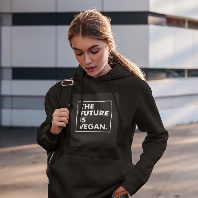 Le Futur Est Végétalien Sweat À Capuche (Créateur téléchargé)