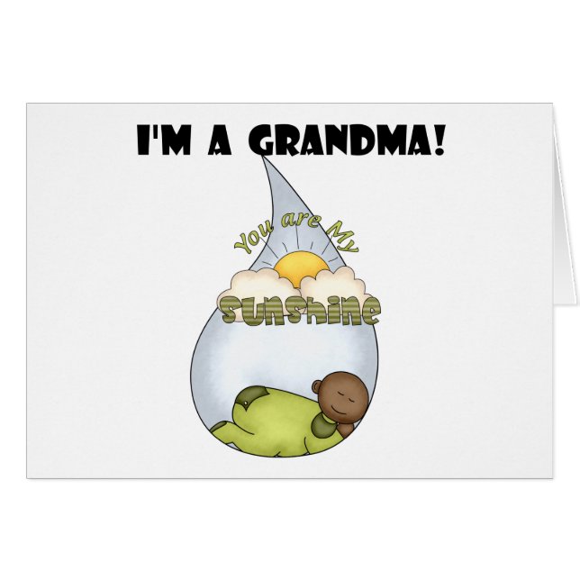 Le garçon américain africain Sunshine de grand-mèr (Devant horizontal)