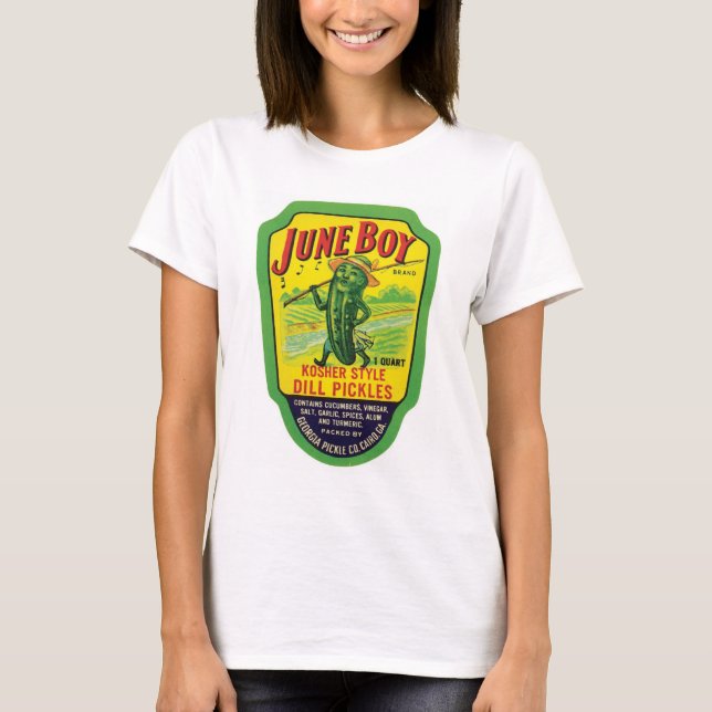 Le garçon de juin marine le T-shirt (Devant)