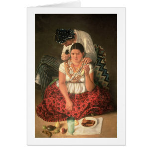 Le garçon et la fille gitans, (huile sur la toile