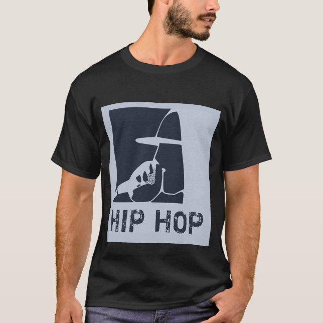 LE GARS EN SWEAT - SHIRT À CAPUCHE RAPPING SUR L'H (Devant)