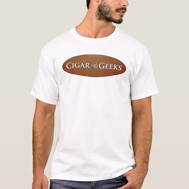 Le geeks 2 de cigare a dégrossi T-shirt avec le (Devant)