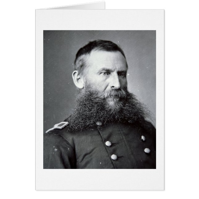 Le Général George Crook (photo de b/w) (Devant)