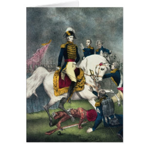 Le Général William H. Harrison à la bataille