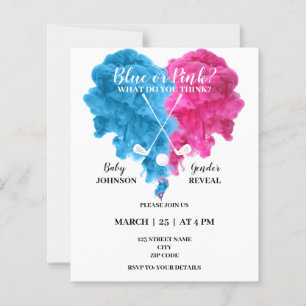 Le genre de golf révèle des invitations