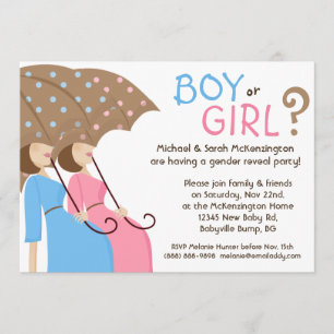 Le genre indiquent des invitations de partie