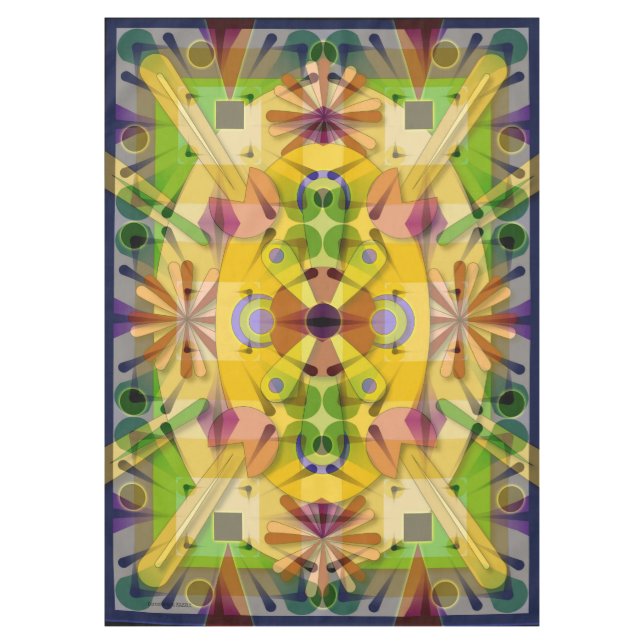 Le geo 60x84 d'abrégé sur nappe de coton avance (Devant)