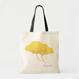 Le Ginkgo de chute laisse le sac fourre-tout