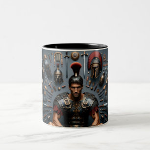 Le gladiateur romain Valor Knolling Mug