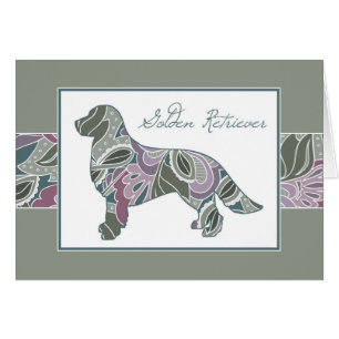 Le golden retriever en sauge rougissent motif de