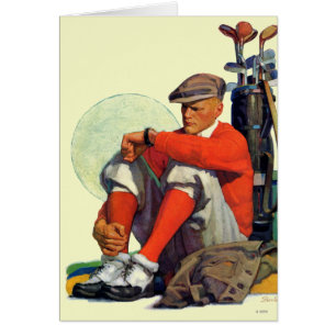 Le golfeur a continué l'attente