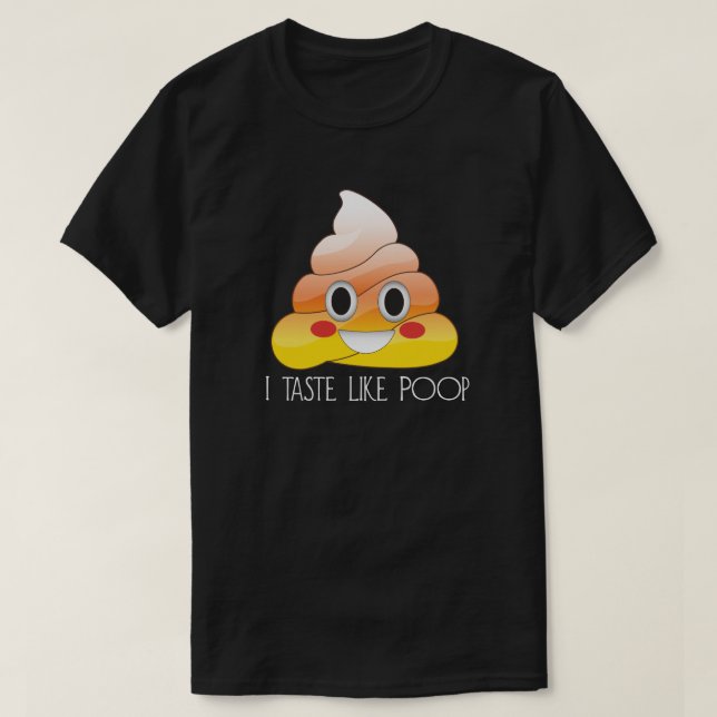 Le goût drôle d'I aiment le T-shirt d'Emoji de (Design devant)