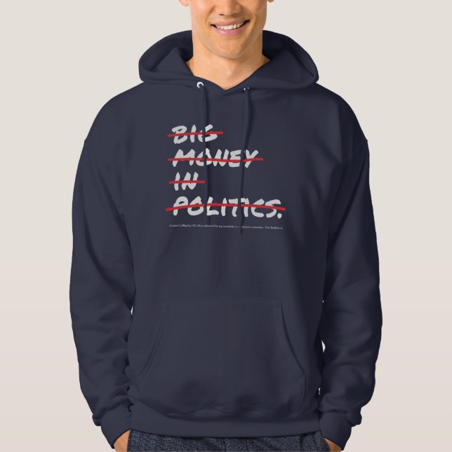 Le grand argent des hommes dans le sweat - shirt à (Devant)