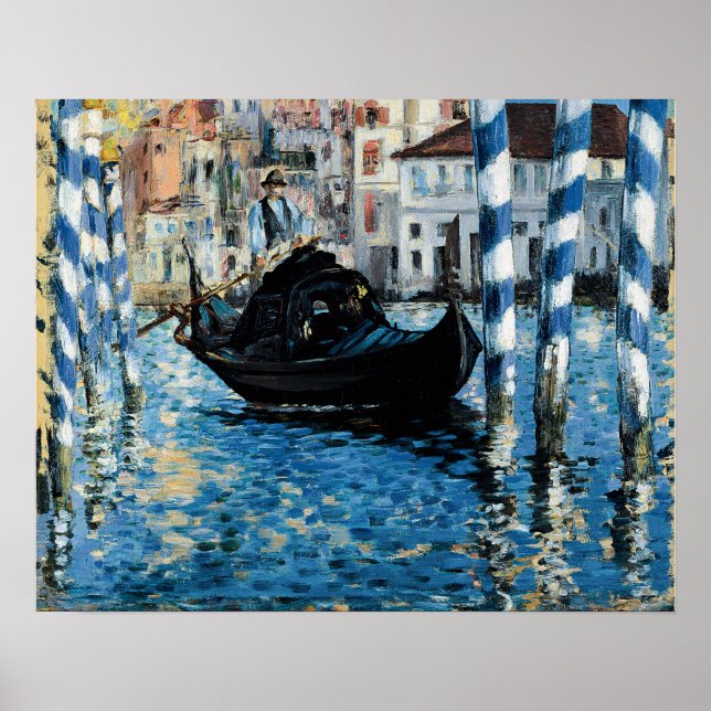 Le Grand Canal de Venise par Manet - Poster (Devant)