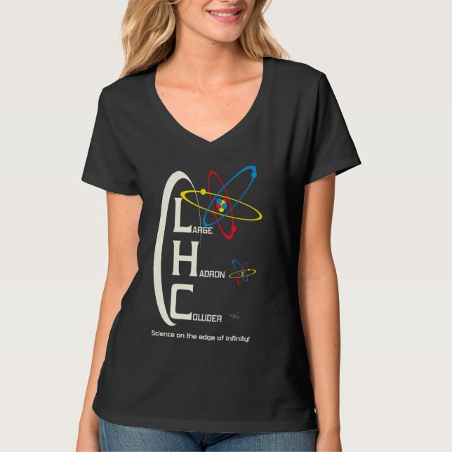 Le grand collisionneur de hadrons T-shirt physique (Devant)