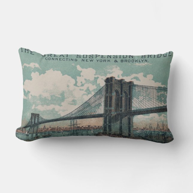 Le grand Coussin Lumbar du pont de suspension (Recto)