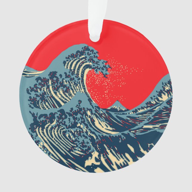 Le Grand Hokusai Wave Pop Decor (devant)
