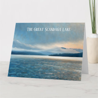 Le Grand Lac Sacandaga - carte de visite - impress