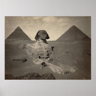 Le Grand Sphinx de Gizeh, Egypte - Poster