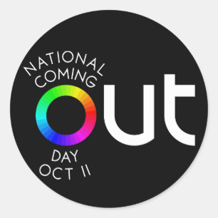 Le grand Sticker noir rond SORT