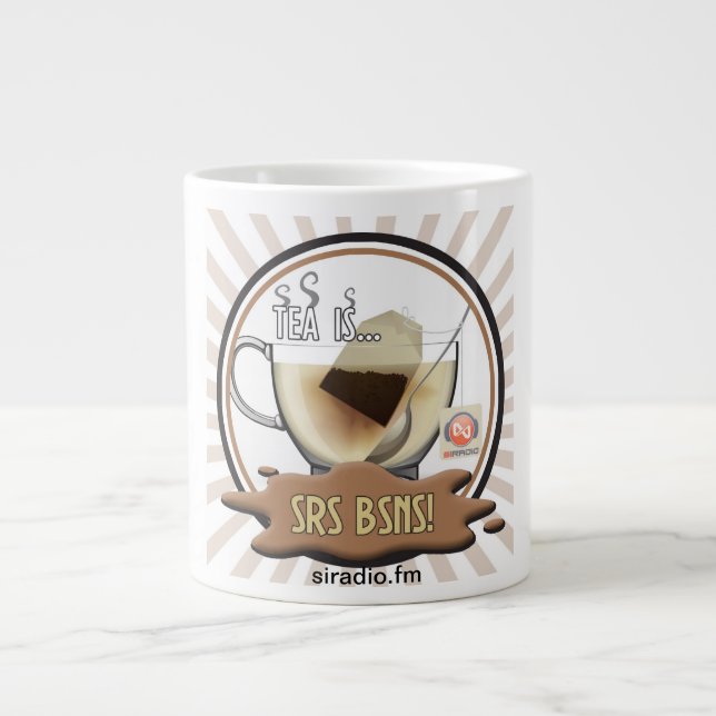 Le grand thé est le srs Bsns Mug (Devant)
