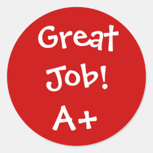 Le grand travail A+ Autocollant