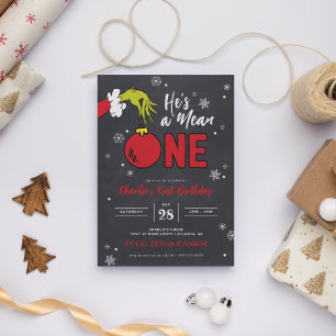 Le Grinch Il est méchant Un Anniversaire de 1 an s