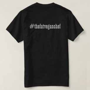 Le gros chef végétalien @ et # T-shirt
