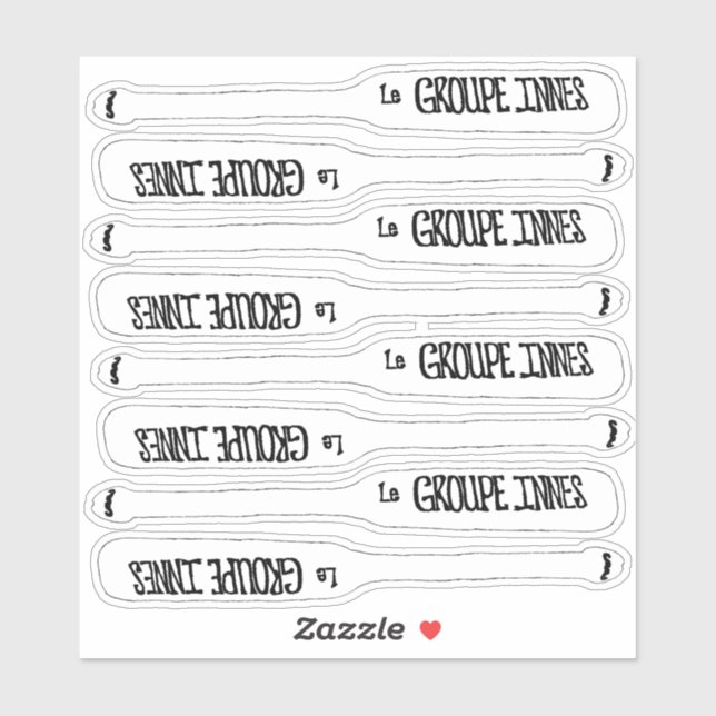 Le Groupe Innes sticker vinyle (Feuille)